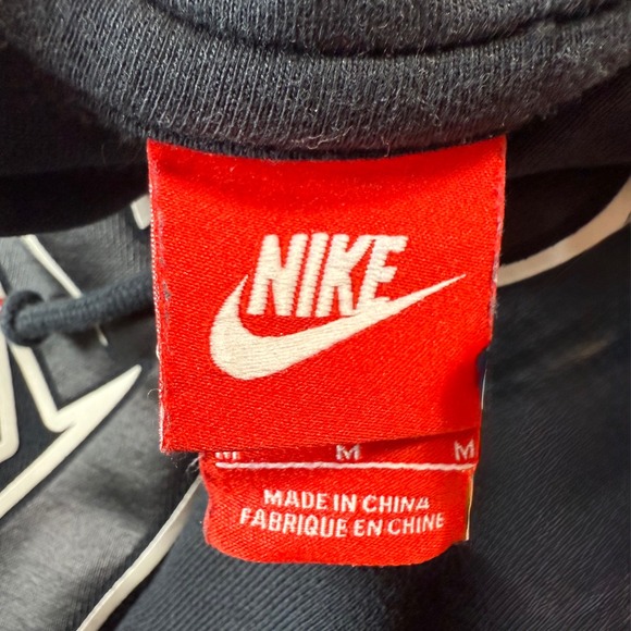 Nike Air Hoodie Men's Medium Sweatshirt Hooded Pullover Black‎ - Picture 5 of 8